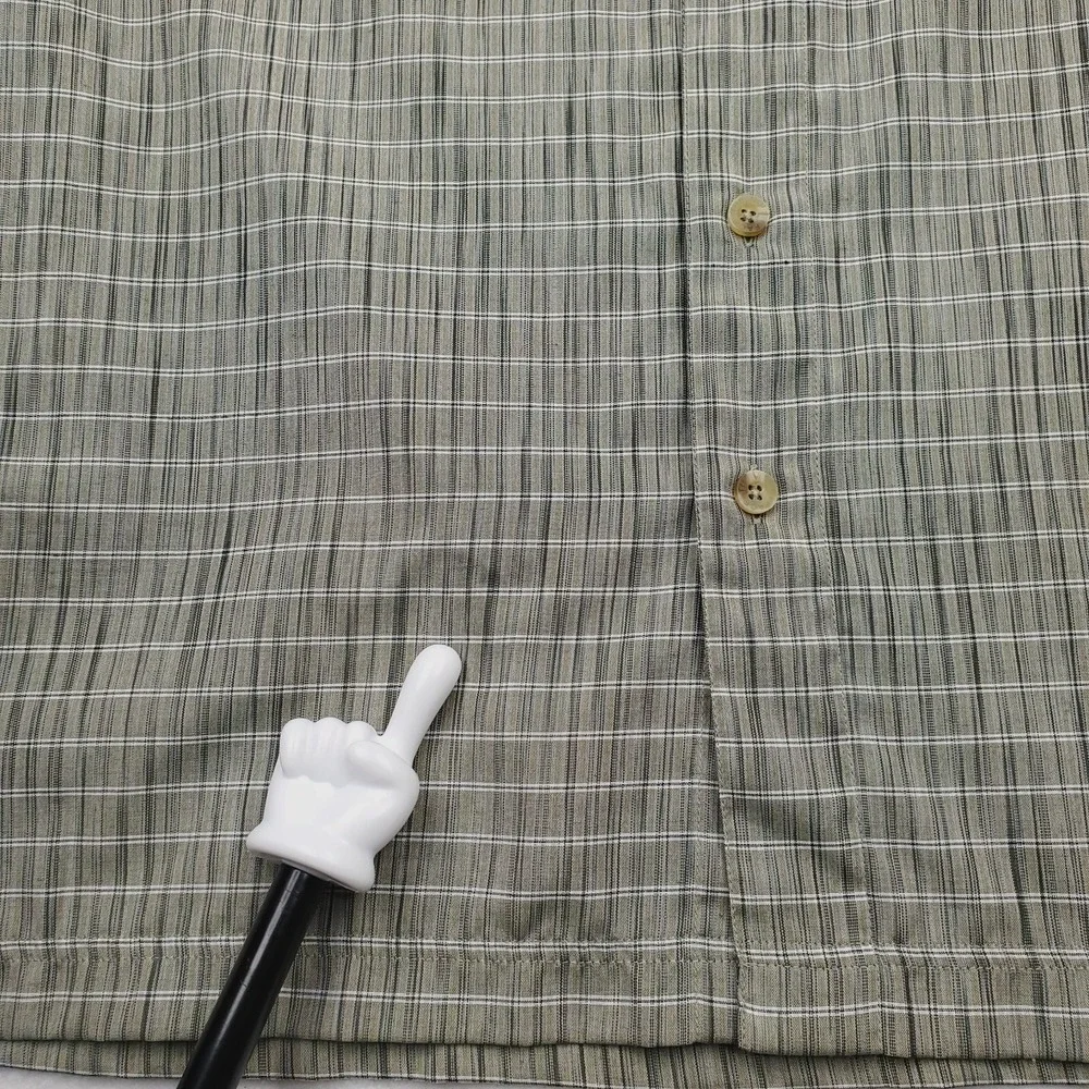 North Face Shirt Mens‎ Large Gray Striped Button Up Outdoor Casual Streetwear